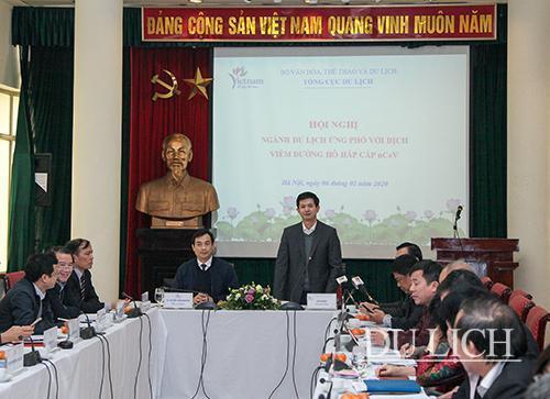 Thứ trưởng Bộ VHTTDL Lê Quang Tùng phát biểu tại hội nghị